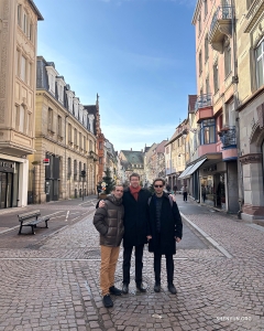 Cobblestone streets and colorful buildings delight in Colmar, a charming town in France's Alsace region.
